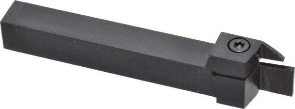 Kennametal - External Thread, 0.55" Max Depth of Cut, 3mm Min Groove Width, 5" OAL, Right Hand Indexable Grooving Cutoff Toolholder - 5/8" Shank Height x 5/8" Shank Width, A4..03.. Insert Style, A4SM Toolholder Style, Series A4 - Apex Tool & Supply