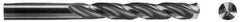 SGS - 15/32" 150° Solid Carbide Jobber Drill - Bright Finish, Right Hand Cut, Spiral Flute, Straight Shank, 4-3/4" OAL, Standard Point - Apex Tool & Supply