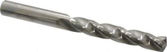 SGS - 29/64" 150° Solid Carbide Jobber Drill - Bright Finish, Right Hand Cut, Spiral Flute, Straight Shank, 4-3/4" OAL, Standard Point - Apex Tool & Supply