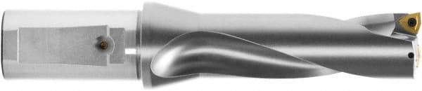 Komet - 6.748" Max Drill Depth, 4xD, 1-11/16" Diam, Indexable Insert Drill - 2 Inserts, 1-1/2" Shank Diam, Straight Shank - Apex Tool & Supply