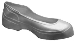 Winter Walking - Men's 12-13.5 (Women's 14+) Traction Overshoes - 4" High, Plain Toe, Nonslip Sole, PVC Upper, Black - Apex Tool & Supply