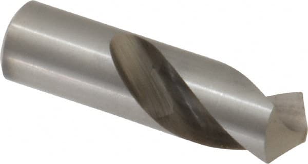 Interstate - 3/4" Body Diam, 118°, 2-1/4" OAL, High Speed Steel Spotting Drill - Apex Tool & Supply