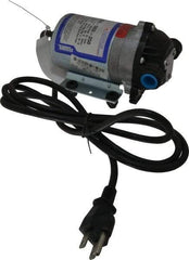 Pentair - 1/10 HP, 3/8 Inlet Size, 3/8 Outlet Size, ByPass, Diaphragm Spray Pump - 115 Input Voltage, Polypropylene, 1.40 Max GPM - Apex Tool & Supply