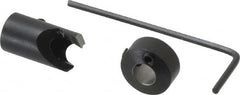 Vernon - 3/8" Cutter Diam, #2 Drill Combatibility, 1/4" Collar Thickness, Adjustable Depth Drill Countersink - Apex Tool & Supply