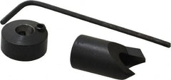Vernon - 3/8" Cutter Diam, #7 Drill Combatibility, 1/4" Collar Thickness, Adjustable Depth Drill Countersink - Apex Tool & Supply