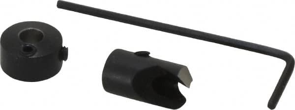 Vernon - 5/16" Cutter Diam, #19 Drill Combatibility, 1/4" Collar Thickness, Adjustable Depth Drill Countersink - Apex Tool & Supply