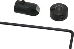 Vernon - 5/16" Cutter Diam, #20 Drill Combatibility, 1/4" Collar Thickness, Adjustable Depth Drill Countersink - Apex Tool & Supply