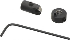 Vernon - 5/16" Cutter Diam, #24 Drill Combatibility, 1/4" Collar Thickness, Adjustable Depth Drill Countersink - Apex Tool & Supply
