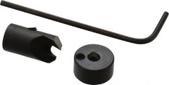 Vernon - 5/16" Cutter Diam, #28 Drill Combatibility, 1/4" Collar Thickness, Adjustable Depth Drill Countersink - Apex Tool & Supply