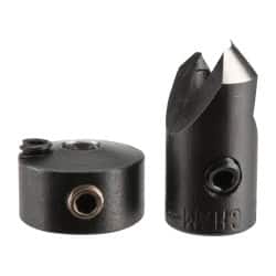 Vernon - 5/16" Cutter Diam, #30 Drill Combatibility, 1/4" Collar Thickness, Adjustable Depth Drill Countersink - Apex Tool & Supply
