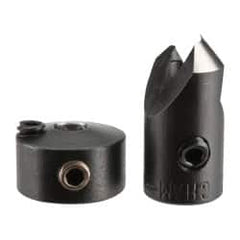 Vernon - 5/16" Cutter Diam, #30 Drill Combatibility, 1/4" Collar Thickness, Adjustable Depth Drill Countersink - Apex Tool & Supply