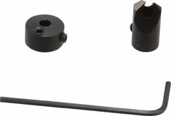 Vernon - 5/16" Cutter Diam, 1/8" Drill Compatibility, 1/4" Collar Thickness, Adjustable Depth Drill Countersink - Apex Tool & Supply