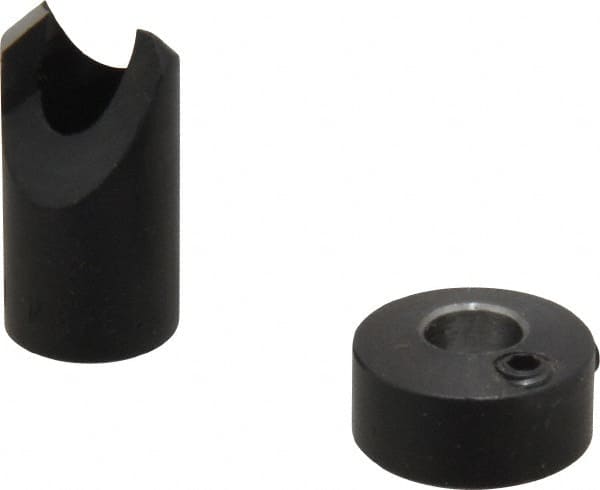 Vernon - 3/8" Cutter Diam, 13/64" Drill Compatibility, 1/4" Collar Thickness, Adjustable Depth Drill Countersink - Apex Tool & Supply