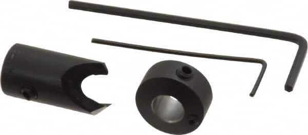 Vernon - 3/8" Cutter Diam, 7/32" Drill Compatibility, 1/4" Collar Thickness, Adjustable Depth Drill Countersink - Apex Tool & Supply