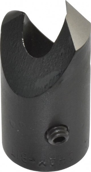 Vernon - 1/2" Cutter Diam, 1/4" Drill Compatibility, 1/4" Collar Thickness, Adjustable Depth Drill Countersink - Apex Tool & Supply