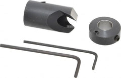 Vernon - 5/8" Cutter Diam, 11/32" Drill Compatibility, 5/16" Collar Thickness, Adjustable Depth Drill Countersink - Apex Tool & Supply