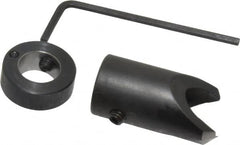 Vernon - 5/8" Cutter Diam, 27/64" Drill Compatibility, 5/16" Collar Thickness, Adjustable Depth Drill Countersink - Apex Tool & Supply