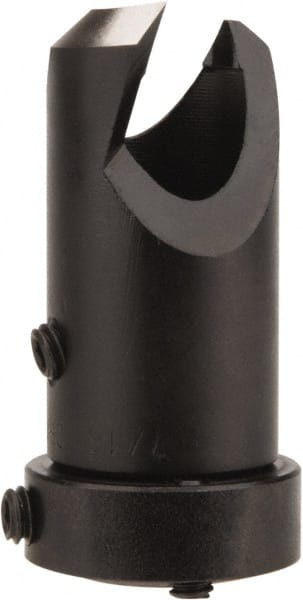 Vernon - 5/8" Cutter Diam, 7/16" Drill Compatibility, 5/16" Collar Thickness, Adjustable Depth Drill Countersink - Apex Tool & Supply