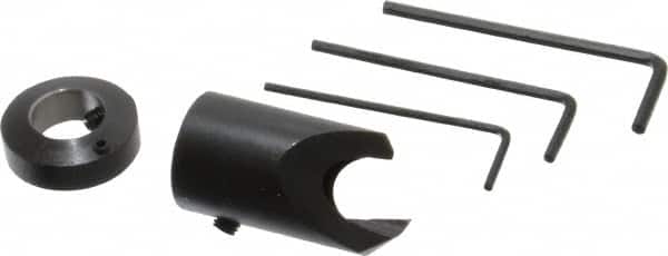Vernon - 13/16" Cutter Diam, 1/2" Drill Compatibility, 5/16" Collar Thickness, Adjustable Depth Drill Countersink - Apex Tool & Supply