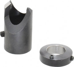 Vernon - 13/16" Cutter Diam, 17/32" Drill Compatibility, 5/16" Collar Thickness, Adjustable Depth Drill Countersink - Apex Tool & Supply