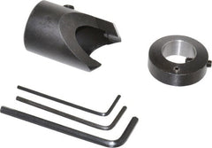 Vernon - 1" Cutter Diam, 5/8" Drill Compatibility, 3/8" Collar Thickness, Adjustable Depth Drill Countersink - Apex Tool & Supply