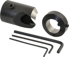 Vernon - 1" Cutter Diam, 21/32" Drill Compatibility, 3/8" Collar Thickness, Adjustable Depth Drill Countersink - Apex Tool & Supply