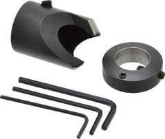 Vernon - 1-3/16" Cutter Diam, 3/4" Drill Compatibility, 7/16" Collar Thickness, Adjustable Depth Drill Countersink - Apex Tool & Supply