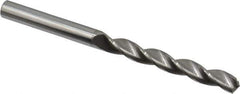 Made in USA - 7/32" 130° Solid Carbide Jobber Drill - Bright Finish, Right Hand Cut, Spiral Flute, Straight Shank, 3" OAL, Standard Point - Apex Tool & Supply