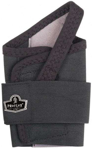 Ergodyne - Size M, Elastic, Left Hand Wrist Support - 1 Strap, 6 to 7 Inch Wrist, Thumb Loop, Black - Apex Tool & Supply