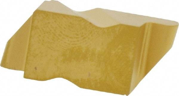 Kennametal - 4062NR Grade KC850, 3.18mm Cutting Width Carbide Grooving Insert - 3.81mm Max Depth of Cut, Right Hand, 1.59mm Corner Radius, TiC/TiCN/TiN Finish - Apex Tool & Supply