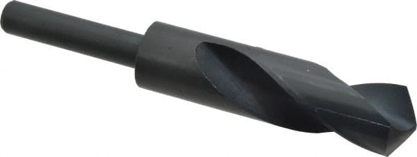 Interstate - 63/64" Drill, 118° Point, High Speed Steel Silver Deming & Reduced Shank Drill Bit - Apex Tool & Supply
