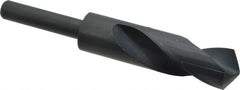 Interstate - 63/64" Drill, 118° Point, High Speed Steel Silver Deming & Reduced Shank Drill Bit - Apex Tool & Supply