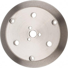 Made in USA - 6" Diam, 5/8" Hole Size, 1/16" Overall Thickness, Tool & Cutter Grinding Wheel - Medium Grade, CBN, 6,000 RPM - Apex Tool & Supply