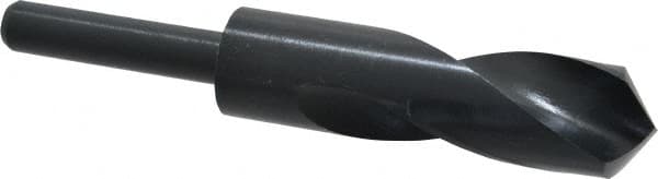 Interstate - 1-1/32" Drill, 118° Point, High Speed Steel Silver Deming & Reduced Shank Drill Bit - Apex Tool & Supply