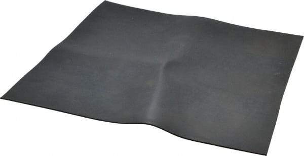 Made in USA - 12" Long, 12" Wide, 0.093" Thick, Neoprene Rubber Foam Sheet - 65 to 75 Durometer, Black, -40 to 220°F, 1,500 psi Tensile Strength, Stock Length - Apex Tool & Supply