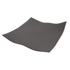 Made in USA - 12" Long, 12" Wide, 1/8" Thick, Neoprene Rubber Foam Sheet - 65 to 75 Durometer, Black, -40 to 220°F, 1,500 psi Tensile Strength, Stock Length - Apex Tool & Supply