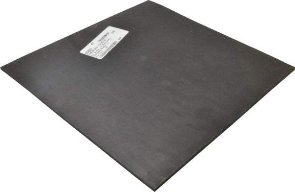 Made in USA - 12" Long, 12" Wide, 3/16" Thick, Buna-N Rubber Foam Sheet - 45 to 55 Durometer, Black, -40 to 212°F, 1,500 psi Tensile Strength, Stock Length - Apex Tool & Supply