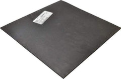 Made in USA - 12" Long, 12" Wide, 3/16" Thick, Buna-N Rubber Foam Sheet - 45 to 55 Durometer, Black, -40 to 212°F, 1,500 psi Tensile Strength, Stock Length - Apex Tool & Supply