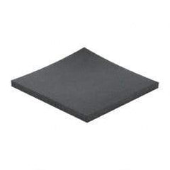 Made in USA - 12" Long, 12" Wide, 3/4" Thick, Buna-N Rubber Foam Sheet - 35 to 45 Durometer, Black, -40 to 212°F, 1,500 psi Tensile Strength, Stock Length - Apex Tool & Supply