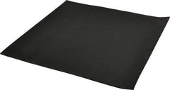 Made in USA - 12" Long, 12" Wide, 0.093" Thick, Buna-N Rubber Foam Sheet - 65 to 75 Durometer, Black, -40 to 212°F, 1,500 psi Tensile Strength, Stock Length - Apex Tool & Supply