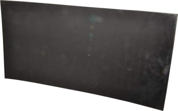 Made in USA - 24" Long, 12" Wide, 3/8" Thick, Buna-N Rubber Foam Sheet - 65 to 75 Durometer, Black, -40 to 212°F, 1,500 psi Tensile Strength, Stock Length - Apex Tool & Supply