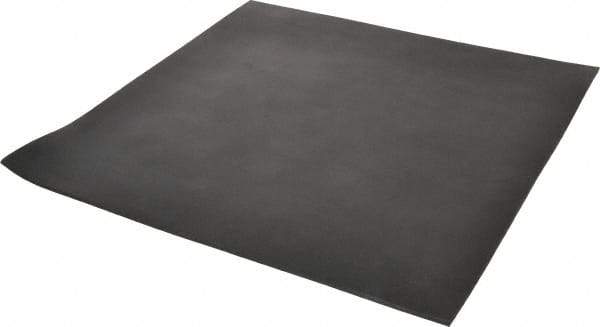 Made in USA - 12" Long, 12" Wide, 1/8" Thick, Neoprene Rubber Foam Sheet - 45 to 55 Durometer, Black, -40 to 212°F, 1,000 psi Tensile Strength, Stock Length - Apex Tool & Supply