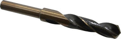 Interstate - 11/16" Drill, 118° Point, Cobalt Silver Deming & Reduced Shank Drill Bit - Apex Tool & Supply