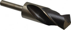 Interstate - 1-3/8" Drill, 118° Point, Cobalt Silver Deming & Reduced Shank Drill Bit - Apex Tool & Supply