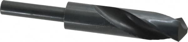 Interstate - 24mm Drill, 118° Point, High Speed Steel Silver Deming & Reduced Shank Drill Bit - Apex Tool & Supply