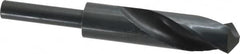 Interstate - 24mm Drill, 118° Point, High Speed Steel Silver Deming & Reduced Shank Drill Bit - Apex Tool & Supply