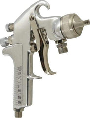 Binks - Pressure/Siphon Feed High Volume/Low Pressure Paint Spray Gun - For Adhesives, Enamels, Epoxies, Lacquers, Latex, Polyurethanes, Primers, Sealers, Stains, Varnishes - Apex Tool & Supply