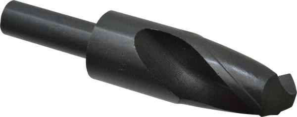 Interstate - 1-7/16" Drill, 118° Point, High Speed Steel Silver Deming & Reduced Shank Drill Bit - Apex Tool & Supply