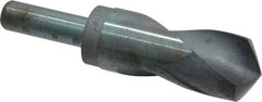 Interstate - 1-17/32" 118° Spiral Flute High Speed Steel Taper Length Drill Bit - Apex Tool & Supply