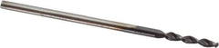 Accupro - 0.0472" 130° Parabolic Flute Cobalt Screw Machine Drill Bit - TiAlN Finish, Right Hand Cut, 0.315" Flute Length, 1.181" OAL, Standard Point, Straight Shank - Apex Tool & Supply